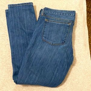 Size 29 -J CREW -Toothpick -29 Ankle -Blue Jeans -Stretch
